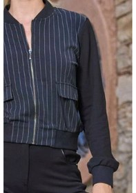 Resim Cossy By Aqua 26007 Kadın Uzun Kollu Dik Yaka Önden Fermuarlı Spor Takım-antrasit Antrasit 