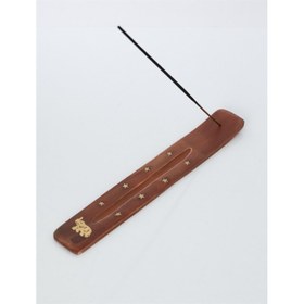 Resim Ahşap Kayık Tütsülük Maun 