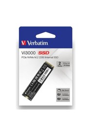Resim Verbatim Verbatim Vi3000 2TB 3300MB-3000MB M.2 NVMe PCIe Gen 3 SSD 