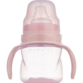 Resim Mamajoo Kulplu Akıtmaz Eğitici Bardak Powder Pink 160 ML & Anti-K Pembe 