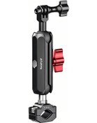 Resim Yifomall Alüminyum Bisiklet Kamera Tutucu 360 Döner Çift Top 15-22mm Boru 10kg Yüke Dayanıklı Insta360 Gopro Sjcam Uyumlu 