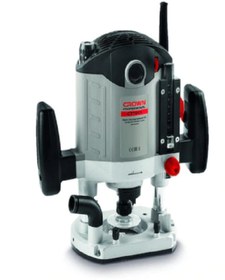 Resim Crown 2100w Elektrikli Dik Freze 12 Mm Traşlama Delme Kesme Freze Makinesi 