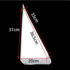 Resim Mufunye 100 Adet 35 Cm Gıda Grade Pe Lüx Piping Bag - Çikolata, Krem Ve Kurabiye Şekillendirme Torbaları 