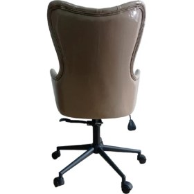 Resim Kamusal Market Makam Sandalyesi Kapitone Desenli Siyah Metal Ayaklı 