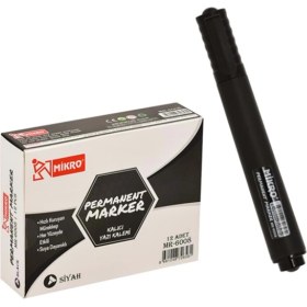 Resim Mi̇rko MR-6008 Si̇yah Permanent Marker 12 