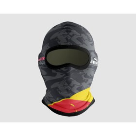 Resim Buffalo Motorcu Ve Kuryeler İçin Outdoor Rüzgar ve Antialerjik Yüz Koruma Motorcu Maske Balaklava Desenli 