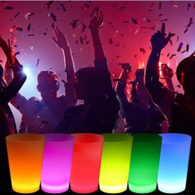 Resim Neon Parti Glow Bardak 1.5 Oz Karışık Renk 1 Adet Tekli - Crdt-874113 