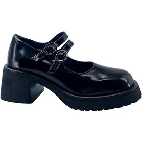 Resim Albini 26100976r Rugan Topuklu Kadın Ayakkabı Siyah 