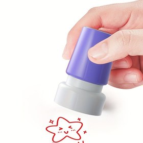 Resim 1pc Öğretmenler İçin Eğlenceli Yorum Damgası Ödevleri Düzeltmek İçin Ödül Ve Teşvik Damgası 