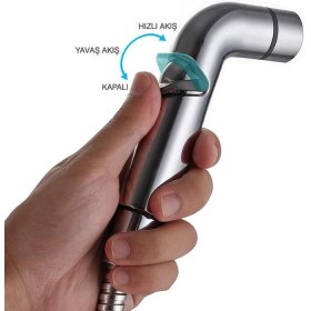 Resim Fause Spiralli Taharetmatik Taharet El Duşu Debi Ayarlı KTS101 