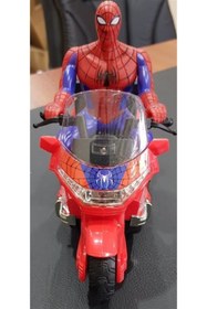 Resim Spiderman Örümcek Adam Motosiklet 