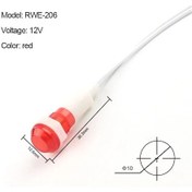 Resim Dıy Go 5 Adet 10mm Led Gösterge Lambası, Panel Montaj, Kırmızı/yeşil/sarı, 12v-380v, Pilot Rehberlik Ekipmanı 