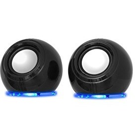 Resim Frisby FS-2130U USB 1+1 RGB LED Siyah Bilgisayar Hoparlörü 