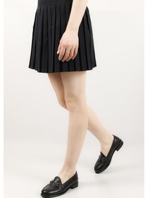 Resim Gönderi R Kadın Siyah Tokalı Hakiki Deri Loafer Ayakkabı Gdza13424210 Siyah 