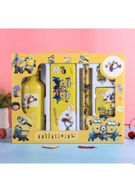 Resim Minyonlar Kırtasiye Seti Hediye Kutusu Okul Malzemeleri Sanrio Minions Kırtasiye Seti 8 Parça Sarı 