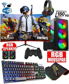 Resim DMC N259 (PUBG,GTA 5) I7 2600,16gb Ram,512gb Ssd,6gb Gtx1660,24''180hz Oyuncu Masaüstü Bilgisayar 