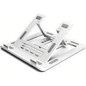 Resim Willowhaven Beyaz 13-15 İnç Katlanır Laptop Standı Ayarlanabilir Taşınabilir Soğutucu 