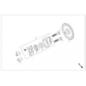 Resim Hr102-pl E0902 Yağ Pompa Dişlisi 