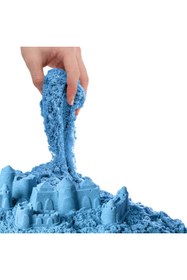Resim NW NessiWorld 03686 NessiWorld Aksesuarlı Mavi Kinetik Oyun Kumu 500 gr 