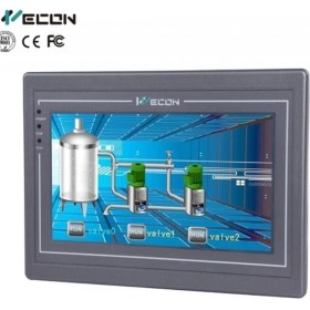 Resim Wecon 7 Inç Operatör Paneli Hmı PI8070 Operatör Panel 