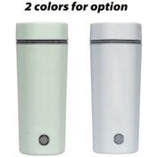 Resim Besthome1 24v Araç Su Isıtıcı - 400ml Portatif Yeşil Elektrikli Termos 