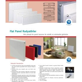 Resim MAKTEK Panel Radyatör Tip 22 Pkkp 30X70 300X700 ( Kalorifer Petek ) 1 Adet 