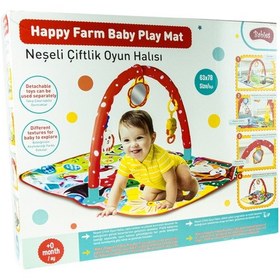 Resim Oyun Halısı Neşeli Çiftlik Oyun Halısı 63 78 Cm 