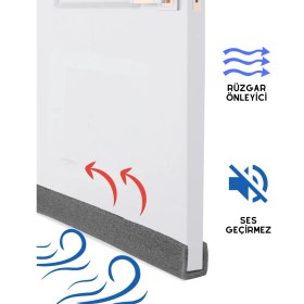 Resim Sebura Kapı Altı Rüzgar Toz Soğuk Önleyici Sünger/ Kapı Altı Rüzgarlık/ Kapı Pencere Süngeri 