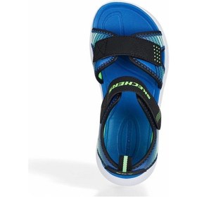 Resim Skechers 407034l Bklm Microspec-splash Erkek Çocuk Sandalet Çok Renkli 