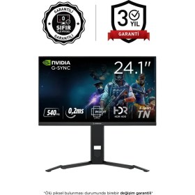 Resim Rampage Zenith ZN24TN540 24.1 TN 0,2ms 540Hz Adaptive Sync HDR400 PC Flat Oyuncu Monitörü 