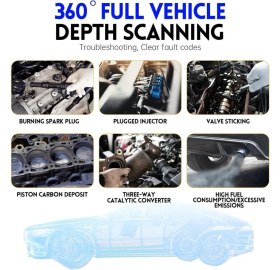 Resim Fnırsı FD10 Araba Obd2 Tarayıcı, Kod Okuyucu, Hata Temizleyici Ios Android Bluetooth V5.1 