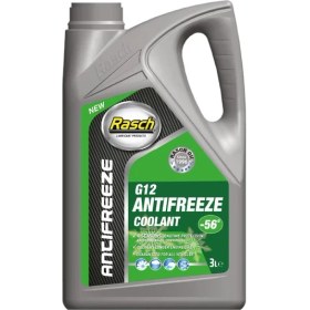 Resim Rasch G12 Organik Radyatör Antifriz Yeşil -56° - 3 Lt. 