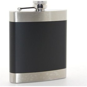 Resim 9022796307119drvs - Paslanmaz Çelik Tekli 7 Oz Matara Siyah 