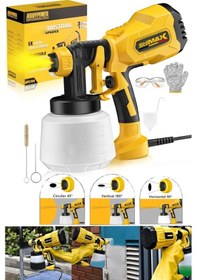 Resim Stilmax STM5000Y Yüksek Güçlü Elektrikli Sprey Boya Tabancası 