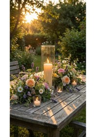 Resim Mekanınızın Yıldızı: 10x40 Cm El İşçiliği Premium Silindir Cam Vazo - Mumluk Beyaz 