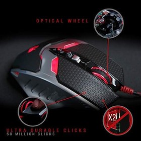 Resim Bloody TL80A Siyah 8200Dpi, Infrared Switch ,Metal Ayak, Ultra Core 3&4 Aktif, 9 Tuşlu, Çözünürlük Ayarlı, Optik Gaming (Oyuncu) Mouse 