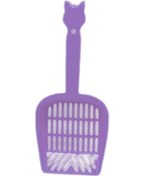 Resim Pettrend Mor Küçük Boy Kedi Tuvalet Kumu Temizleme Eleme Küreği 23 CM 