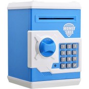 Resim Şifreli Atm Kasa Kumbara Beyaz - Mavi 