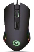 Resim Hepta Collection Lunatic Siyah 6400Dpi Rgb Ledli Gaming Oyuncu Mouse 