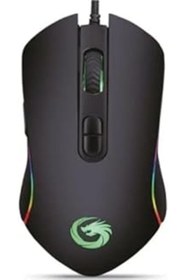 Resim Hepta Collection Lunatic Siyah 6400Dpi Rgb Ledli Gaming Oyuncu Mouse 