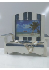 Resim Ahşap Koltuk Sandalye Tasarım Fotoğraf Resim Çerçeve 22x22x11 