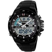 Resim Skmeı 1016 Çok Fonksiyonlu Erkekler Doğa Sporları Gece Parlaklığı Su Geçirmez Çift Dijital Saat 