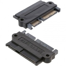 Resim Leonpro Sas to sata çevirici SFF-8482 SAS SATA 180 derece açılı dönüştürücü 