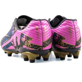 Resim AKNButik Air Laliga Krampon - Siyah/Altın/Desenli 