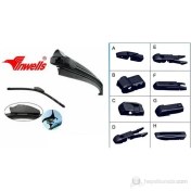 Resim Inwells 8 Aparatlı Her Araca 43 Cm Muz Silecek 