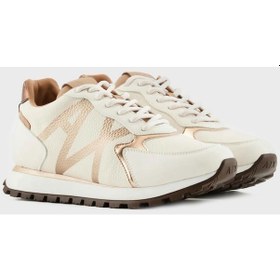 Resim Armani Exchange Bayan Ayakkabı Xdx139 Xv733 K624 Beyaz-kahve Kahverengi 