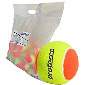 Resim Proforce TB7 7 Yaş Turuncu Noktalı Tenis Topu - 48'li Paket 