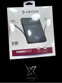 Resim Kensa 30.000 mAh 100W Süper Hızlı Şarjlı Powerbank | Laptop Uyumlu Taşınabilir Şarj Cihazı 