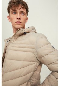 Resim Jack & Jones Jjehero Puffer Krem Erkek Şişme Mont - 12211785 001 