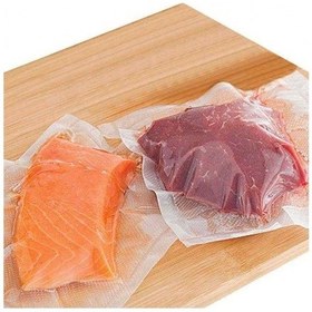 Resim Şeffaf Vakum Poşeti Ambalajı Büyük Boy 50 Adet Vakumlu Torba Dondurulmuş Ambalaj Ev Tipi 